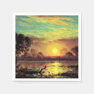 Serviette En Papier Tableau d'Owens Lake, Californie,
