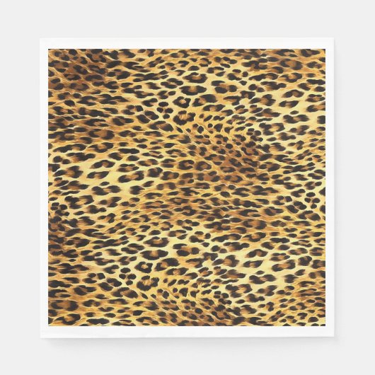 Serviette En Papier Tableau Motif de Camouflage de tôles léopard (Devant)