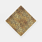 Serviette En Papier Tableau Motif de Camouflage de tôles léopard (Coin)
