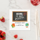 Serviette En Papier Tableau noir de l'enseignant de l'école du Parti d (En situation)