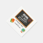 Serviette En Papier Tableau noir de l'enseignant de l'école du Parti d (Coin)