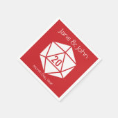 Serviette En Papier Tabletop Chic dans les serviettes Cherry (Coin)