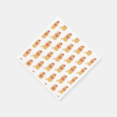 Serviette En Papier Tablier de Noël Père Noël (Coin)