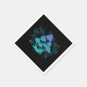 Serviette En Papier Tabourets dans Bushes (Coin)