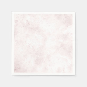 Serviette En Papier Tache d'aquarelle rose blush Mariage Moderne Glamo