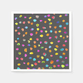 Serviette En Papier Taches colorées pois mignonnes (Devant)