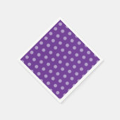 Serviette En Papier Taches violettes  (Coin)
