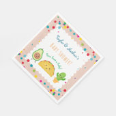 Serviette En Papier Taco à propos d'un bébé ! Baby shower d'accueil à  (Coin)