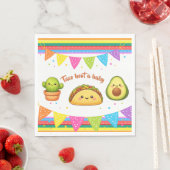 Serviette En Papier Taco bout a Baby Shower (En situation)
