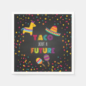 Serviette En Papier Taco Bout a Future Fiesta Graduation Napkin (Devant)