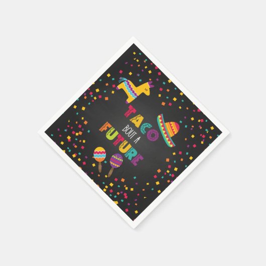 Serviette En Papier Taco Bout a Future Fiesta Graduation Napkin (Coin)