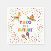Serviette En Papier Taco Bout a Future Fiesta Graduation Napkin - WH (Devant)