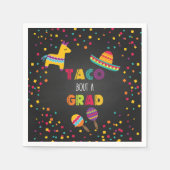 Serviette En Papier Taco Bout a Grad Fiesta Grad Graduation Napkin (Devant)