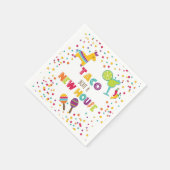 Serviette En Papier Taco Bout a New House Napkin - Blanc (Coin)