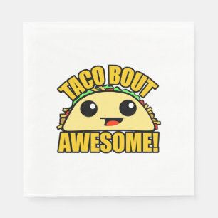Serviette En Papier Taco Bout Awesome