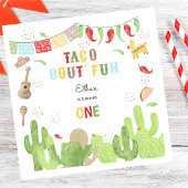 Serviette En Papier Taco bout' fun fiesta mexicaine premier anniversai