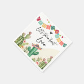 Serviette En Papier Taco Bout Love Fiesta Cactus Douche (Coin)