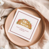 Serviette En Papier Taco 'Bout Love Mariage Fête des mariées Fiesta