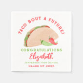 Serviette En Papier Taco Bout Un Futur Diplôme Fiesta (Devant)