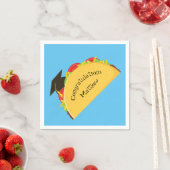 Serviette En Papier Taco Fiesta Graduation Party (En situation)