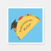 Serviette En Papier Taco Fiesta Graduation Party (Devant)