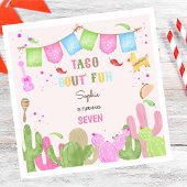 Serviette En Papier Taco sur le plaisir fiesta mexicaine fille anniver