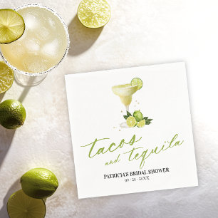 Serviette En Papier Tacos et Tequila : Fête de Mariage