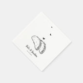 Serviette En Papier Tacos Mariage Napkin (Coin)