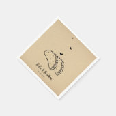 Serviette En Papier Tacos Mariage Napkin (Coin)