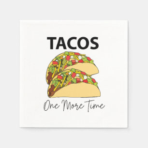 Serviette En Papier Tacos une fois de plus Mexicaine Food Taco Party