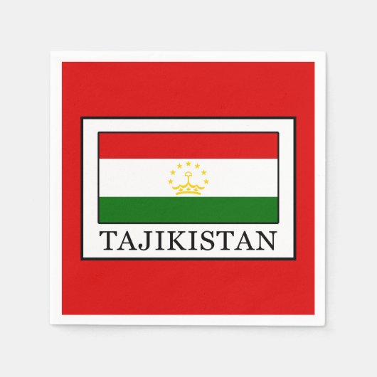 Serviette En Papier Tadjikistan (Devant)