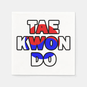 Serviette En Papier Taekwondo