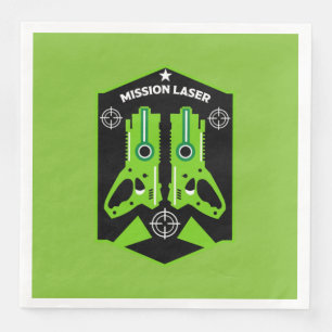 Serviette En Papier Tag laser Mission Enfants