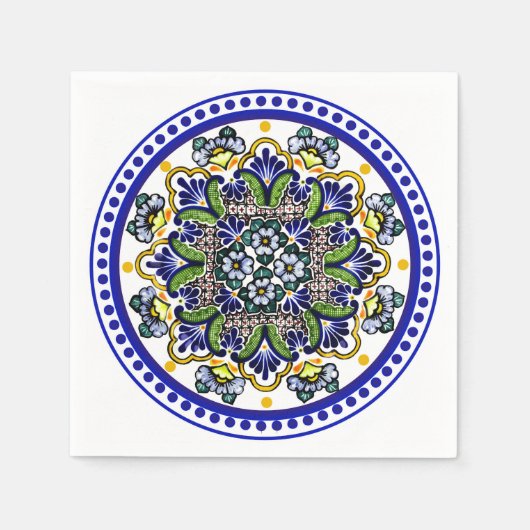 Serviette En Papier Talavera Siete (Devant)