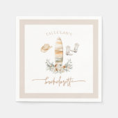 Serviette En Papier TALLULAH Bohemian Coastal Cowgirl Bachelorette (Devant)