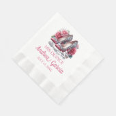Serviette En Papier Talons de Quinceanera (Coin)