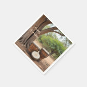 Serviette En Papier Tambours africains (Coin)
