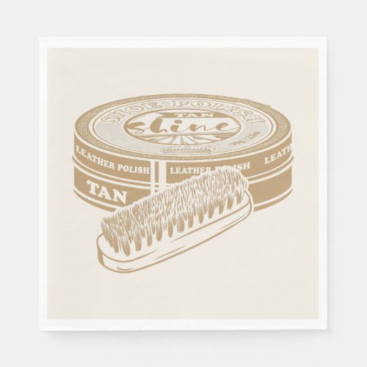 Serviette En Papier Tan shoepoly (Devant)