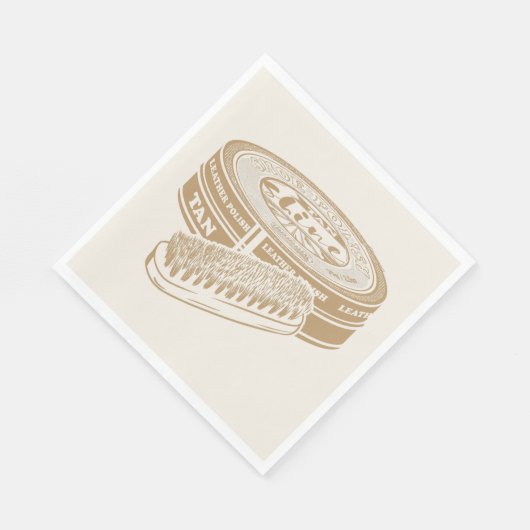 Serviette En Papier Tan shoepoly (Coin)