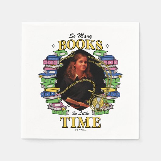 Serviette En Papier Tant De Livres, Si Peu De Temps (Devant)