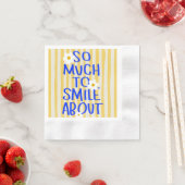 Serviette En Papier Tant de raisons de sourire (En situation)