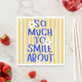 Serviette En Papier Tant de raisons de sourire (En situation)