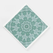 Serviette En Papier Tantalisation en turquoise (Coin)