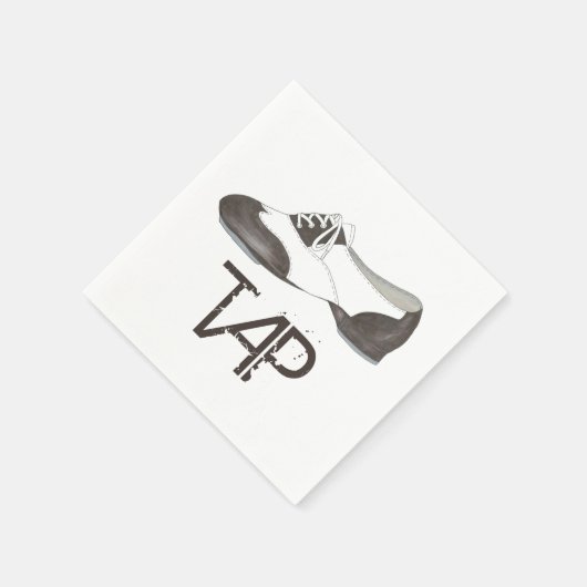 Serviette En Papier Tap Chaussure Imprimer Danse Enseignant Danseur Ta (Coin)