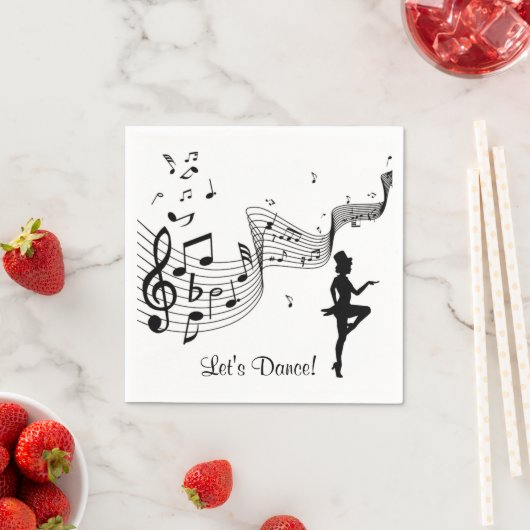 Serviette En Papier Tap Dance 3 Dansons (En situation)