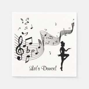Serviette En Papier Tap Dance 3 Dansons