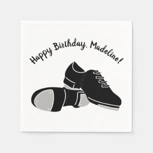 Serviette En Papier Tap Dance Chaussures Tap Dancers Party