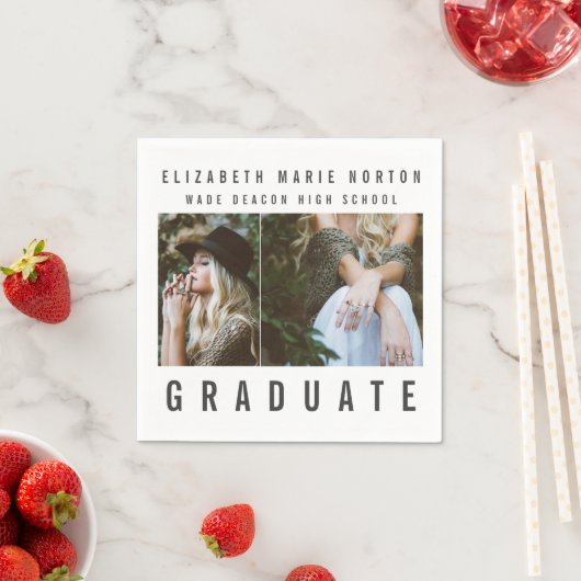 Serviette En Papier Tapez les serviettes de graduation (En situation)