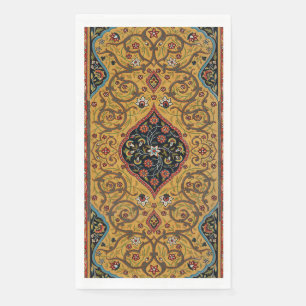 Serviette En Papier Tapis Persan Ancien Élégant Design