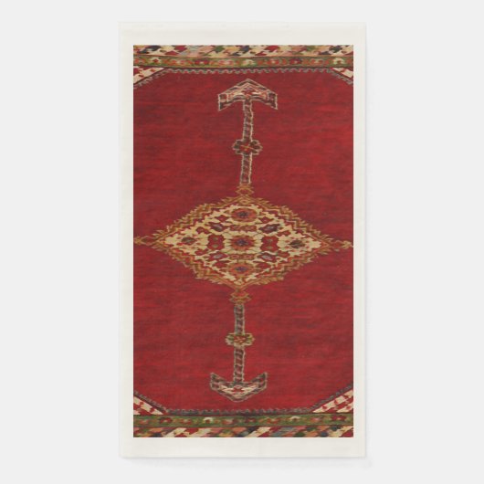 Serviette En Papier Tapis persan - motif gras (Devant)